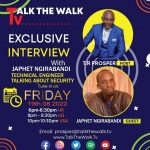 Exclusive Interview With Japhet Ngiraband on Talk the Walk TV Show